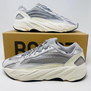Adidas Mens Yeezy Boost 700 V2 Static White Lace Up Running Shoes Size US 12 NIB